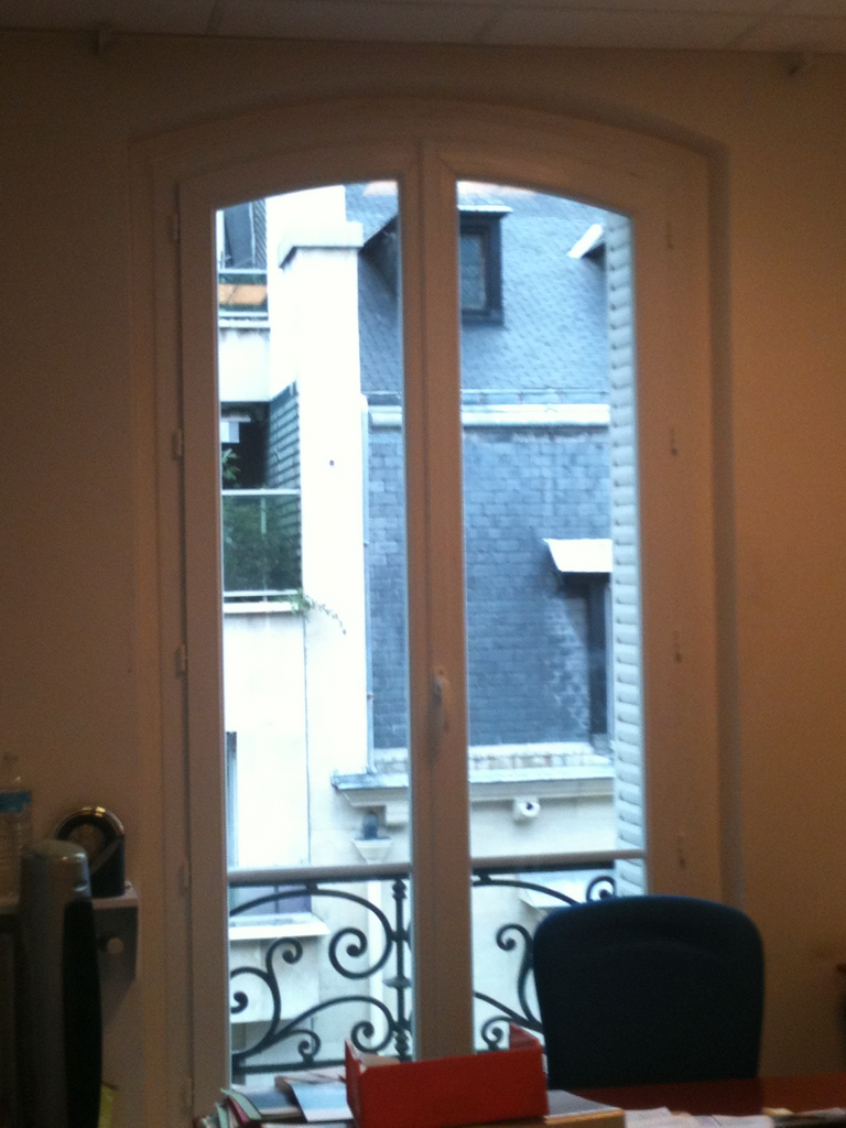 Fenêtre PVC 2 vantaux cintrée en arc surbaissé